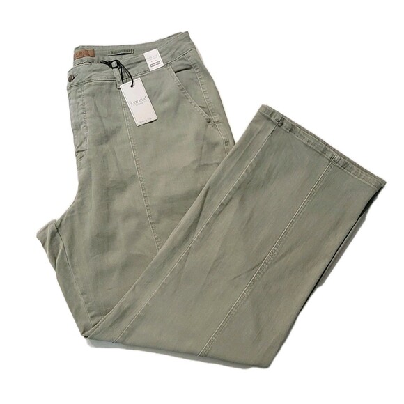 Judy Blue Greenwich High Rise Front Seam Stretch Denim Jeans Women’s 22W Sage - Picture 6 of 16